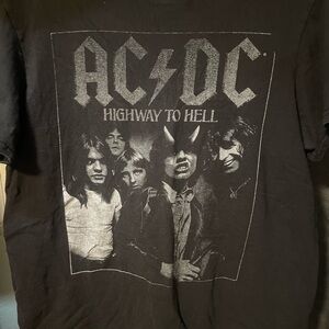 AC/DC Black Graphic T-Shirt